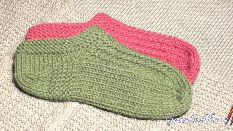 Вязание носков и тапочек